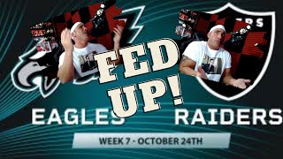 Philadelphia Eagles fan loses his mind after Raiders loss!!!-Angry and PISSED