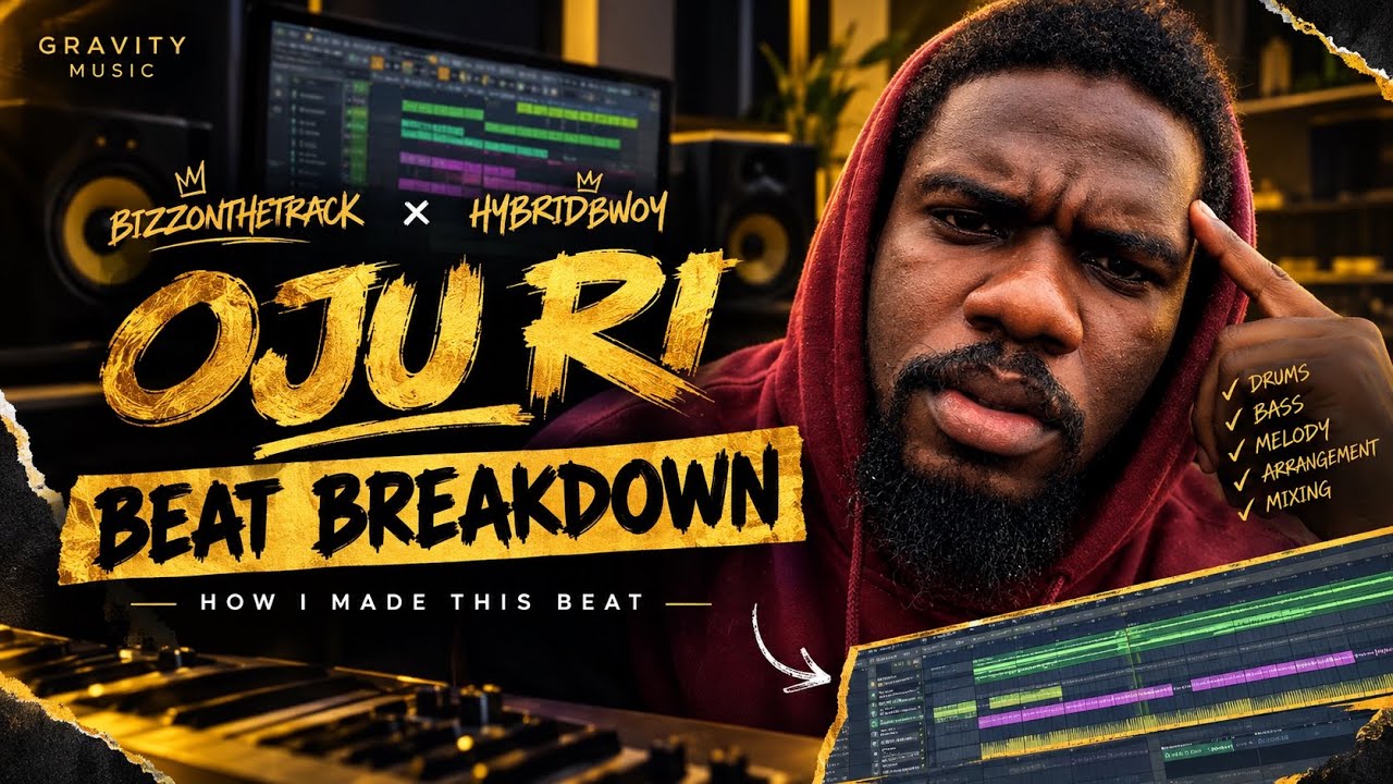 Watch How I Made The Beat For Oju Ri by @hybridbwoy & @Bizzonthetrack - FlStudio Session with Produca Wa on YouTube Watch How I Made The Beat For Oju Ri by @hybridbwoy & @Bizzonthetrack - FlStudio Session with Produca Wa on YouTube