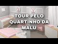 TOUR QUARTO DE BEBÊ CINZA E ROSA | Kamila PIres