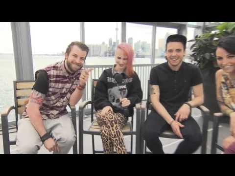 Paramore co-host Todays Top 10 with Phoebe Dykstra - PART #1
