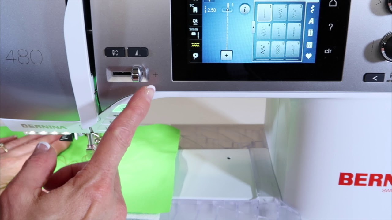 Bernina 480 60 Free Motion Quilting YouTube