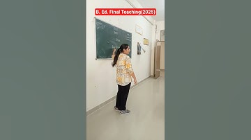 #B.Ed. final teaching#mjpru#B.Ed. practical exam 2025#