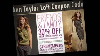 ann taylor loft coupons