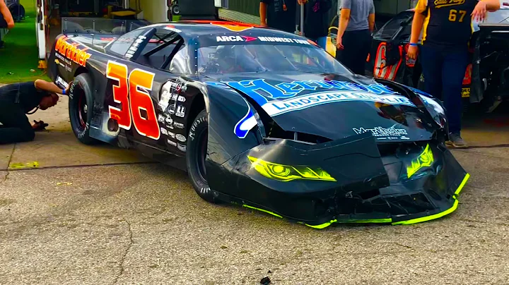 DAN FREDRICKSON HARD CRASH OUT EARLY