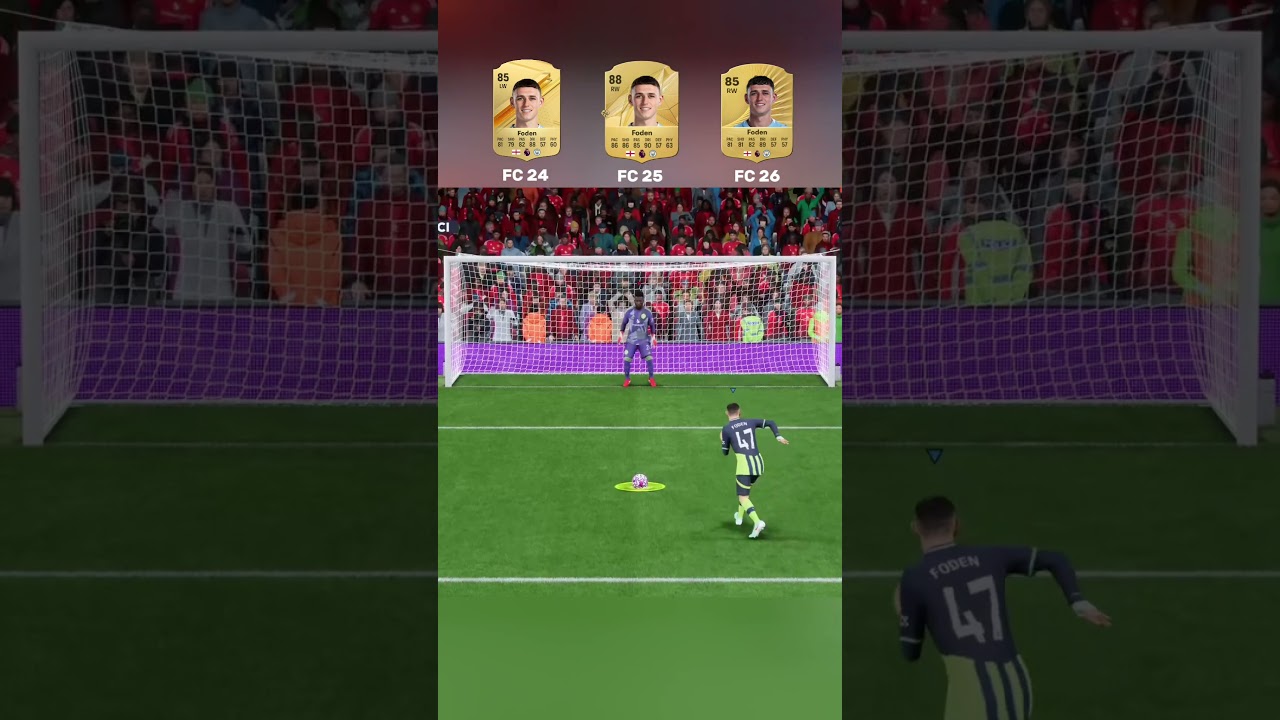 Phil Foden Penalty Evolution FC 24-FC 26 