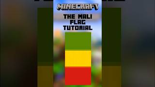 Minecraft Quick Tutorial – How To Make Mali Flag Banner! 🇲🇱