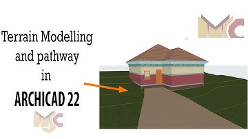 #GRAPHISOFT #Archicad #Terrain and pathway modelling