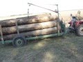 МиниТрактор ХТ-180 заготовка дров