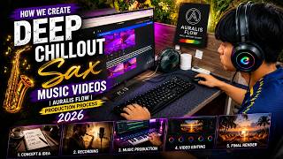How We Create Deep Chillout Sax Music Videos | Auralis Flow Production Process 2026