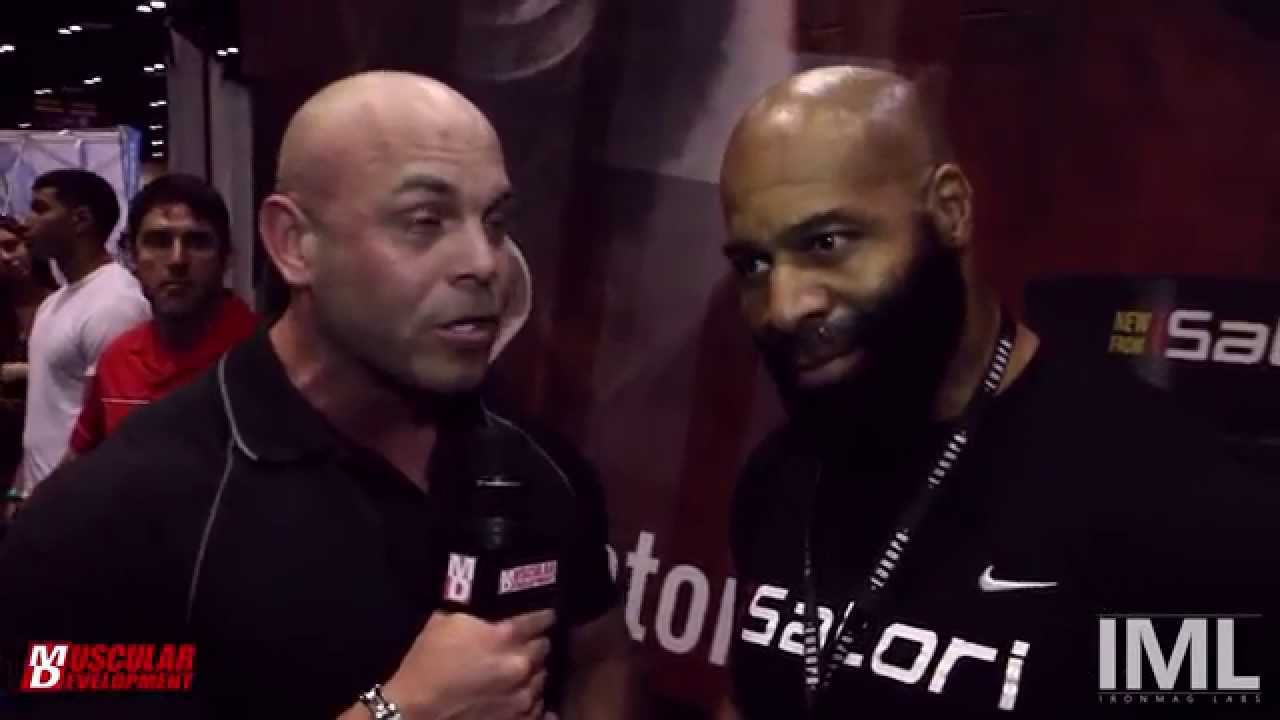CT Fletcher at the 2015 IFBB Orlando Expo  *NSFW (Language)