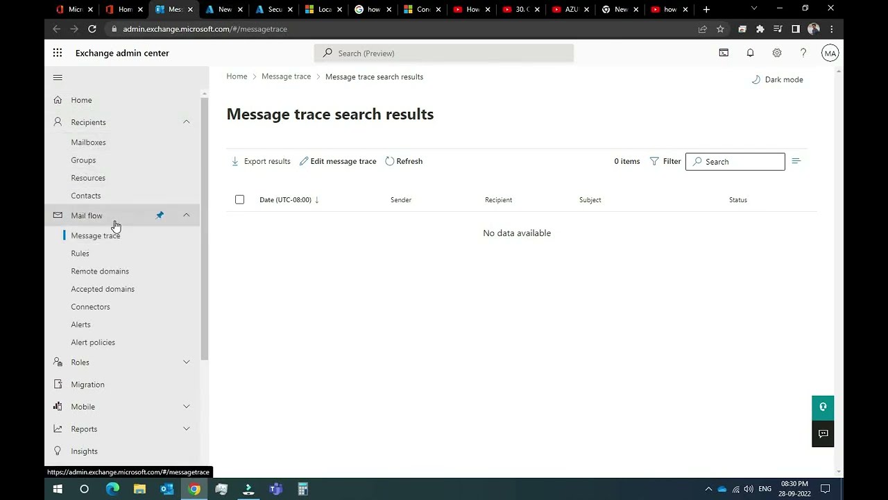 How to track & find email reports in o365 message trace in M365 YouTube