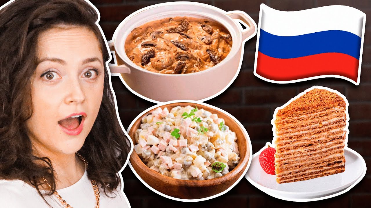 Provando Comidas do Mundo (Rússia) ft. Olga do Brasil