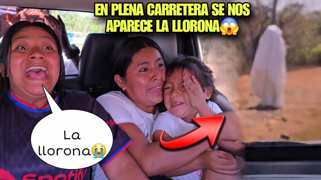 En Plena Carretera Se Nos Aparecio La M4ldit4 Llorona, YAMY Gritaba Del Gran Susto😱