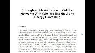 Throughput Maximization in Cellular Networks With Wireless Backhaul and Energy Harvesting