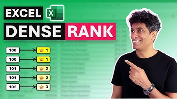 How to implement Dense Rank in Excel (easy formula)