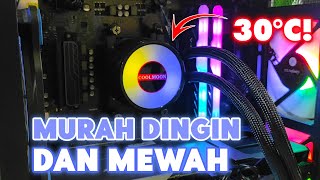 PC COOLER WATER COOLING CUMAN 500ribuan | Review Coolmoon Icemoon 240 Liquid CPU Cooler