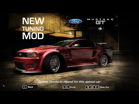 NFS Most Wanted Ford Mustang GT S 197 Extra Customization Mod Gameplay