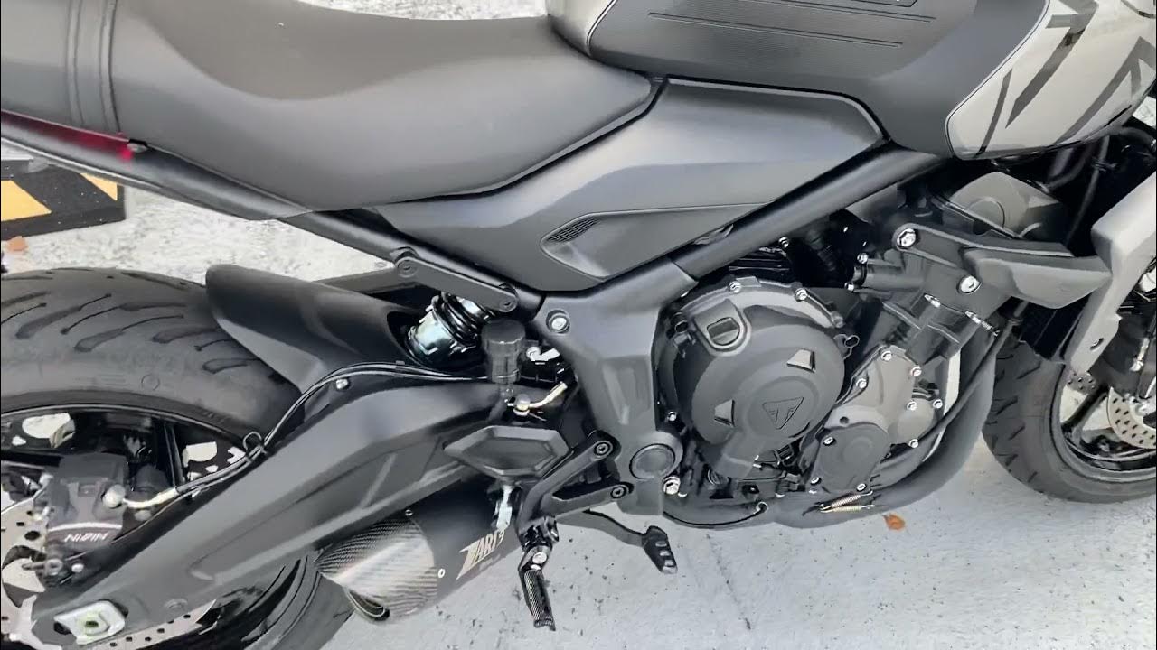 Trident 660 Zard Idle and Rev YouTube