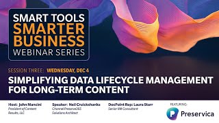 Simplifying Data Lifecycle Management for Long-term Content