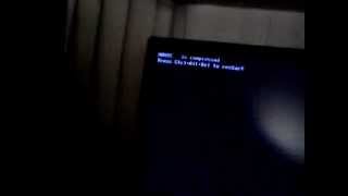 Hbvtc Is Compressed, Press Ctrlaltdel To Restart Cant Restore Computer