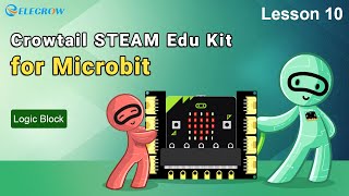 Get Started with Microbit: Lesson 10 - Programming Logic Block with Crowtail STEAM Edu Kit Wealth