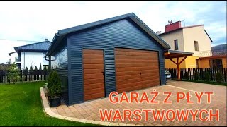 35m2 GARAŻ Z PŁYT warstwowych- sposób wykonania i koszty PART.1