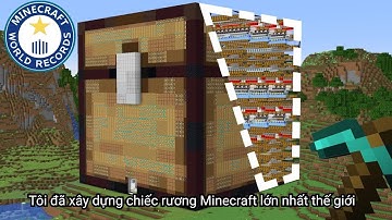 Tôi đã xây dựng chiếc rương Minecraft lớn nhất thế giới