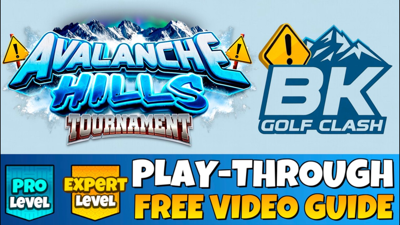 Прохождение турнира Avalanche Hills для профессионалов и экспертов | Руководство по Golf Clash