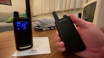 programming retevis B3H subcodes/subchannels using another walkie talkie (without "software")