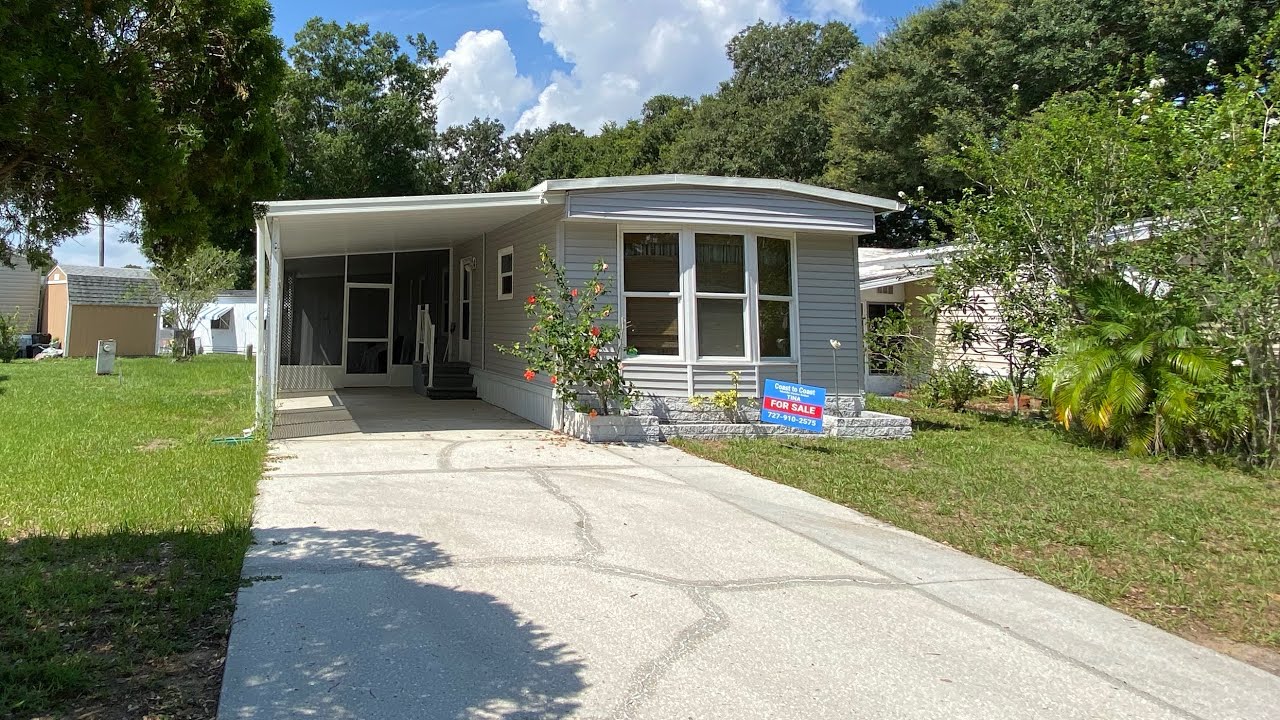 2BED/1BATH MOBILE HOME IN 55+ THONOTOSASSA, FL RV RESORT YouTube