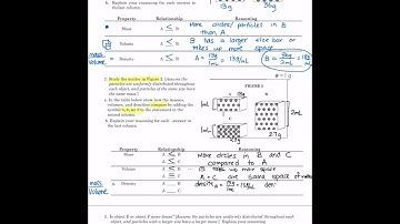 Unit 1 Worksheet 3 - Mass, Volume, and Density - Question 2 Key