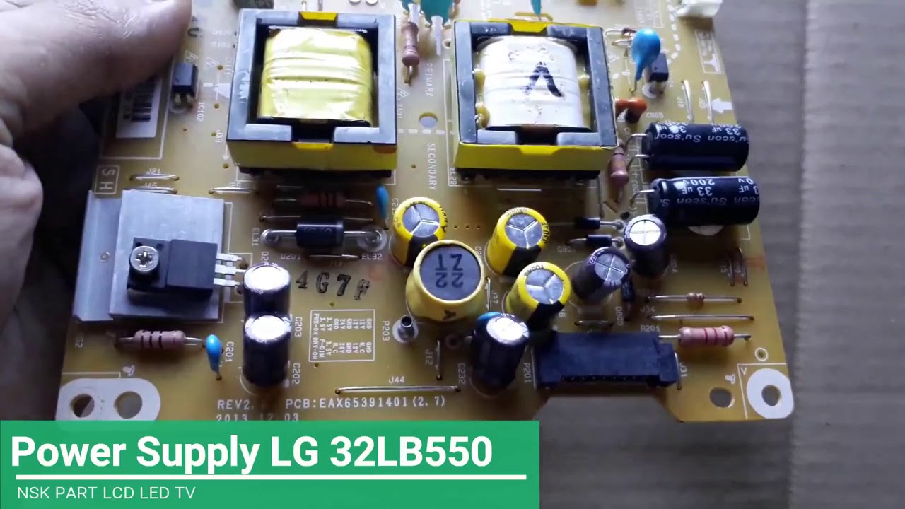 LG 32LB550A Power Supply Regulator TV LG 32LB550 Service TV