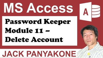 Password Keeper 11 - [DELETE ACCOUNT]