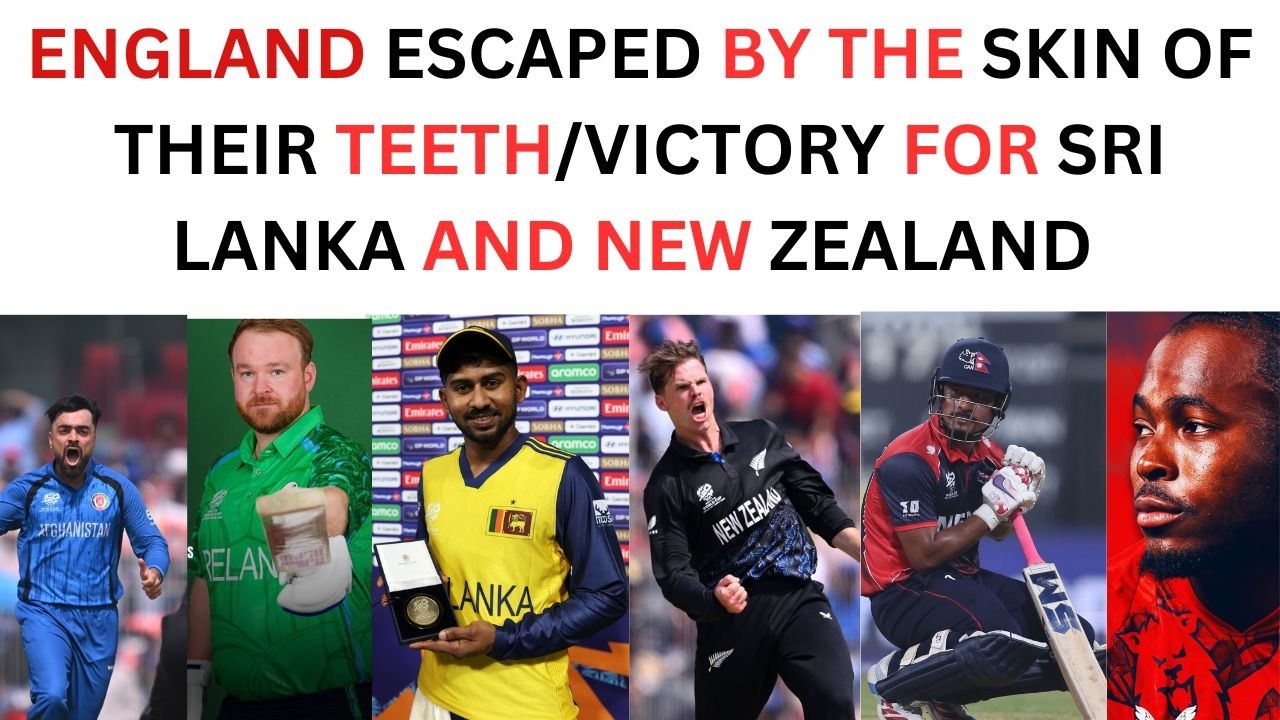 Внимательно слежу за Непалом и Англией/Викторией в отношении Новой Зеландии и Шри-Ланки.