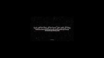 ✨ آية الليل والنهار | سورة الإسراء 12 Night and Day in Quran