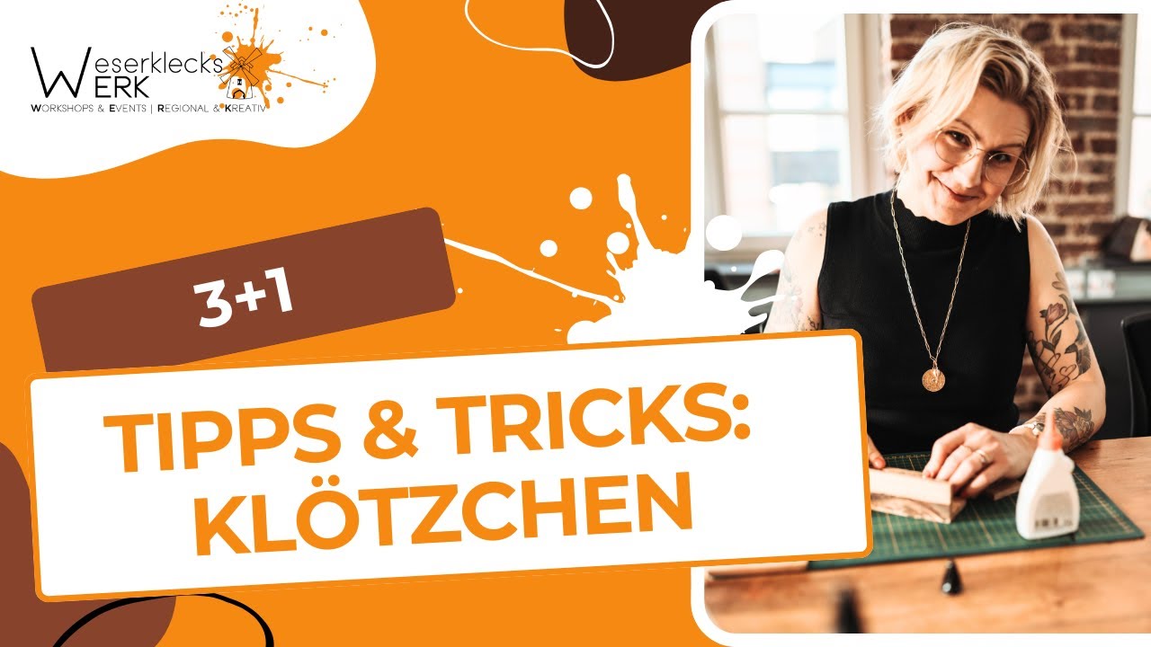 Klötzchen Tipps und Tricks - DIY - Kreativ sein mit WeserklecksWERK Franzi