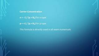 Hall Effect Explained | EDC Unit-1 | Semiconductor Physics | Carrier Type & Concentration 
