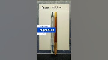#Grade10, Week 7.  #Polynomials, Part 17. #Factoring polynomials: general trinomials