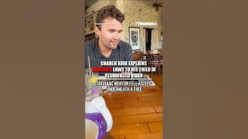 HEARTWARMING: Charlie Kirk explains Newton’s laws to his baby #shorts #foxnews