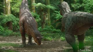 Carnotaurus bailando - Prehistoric Planet