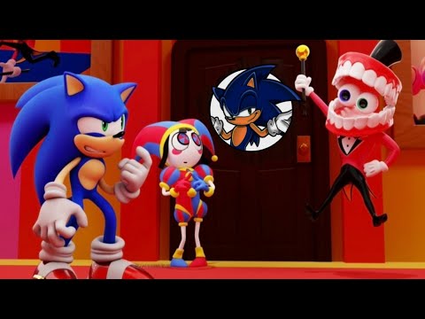 Sonic with his own room in the amazing digital Circus @GLITCH 