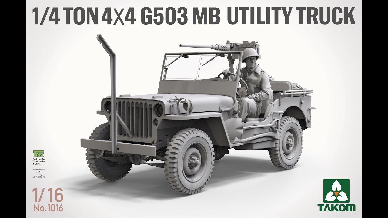 Takom 1/16 Willys Jeep unboxing - YouTube