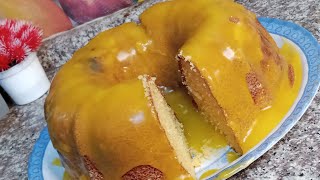 orange cake   كيكه البرتقال بخمس دقائق سهله وبسيطه