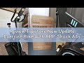 Review Toputure New Update Exercise Bike with APP, Shock Absorption Spin Bike, 0-100% Magnetic Resis