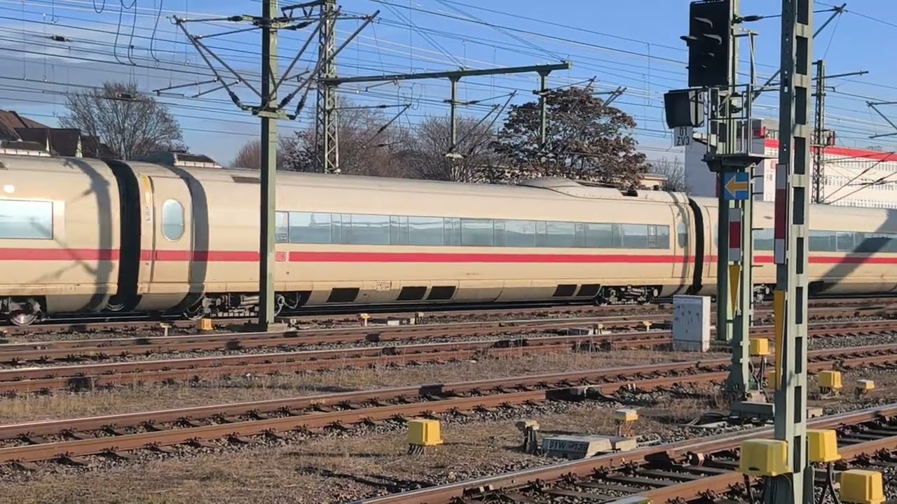 ICE1503 (2x ICE 3) Einfahrt in Erfurt Hbf nach München Hbf 