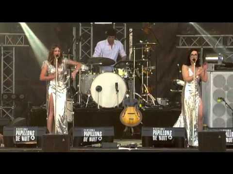 Brigitte Coeur De Chewing Gum live festival Papillons de Nuit 2012