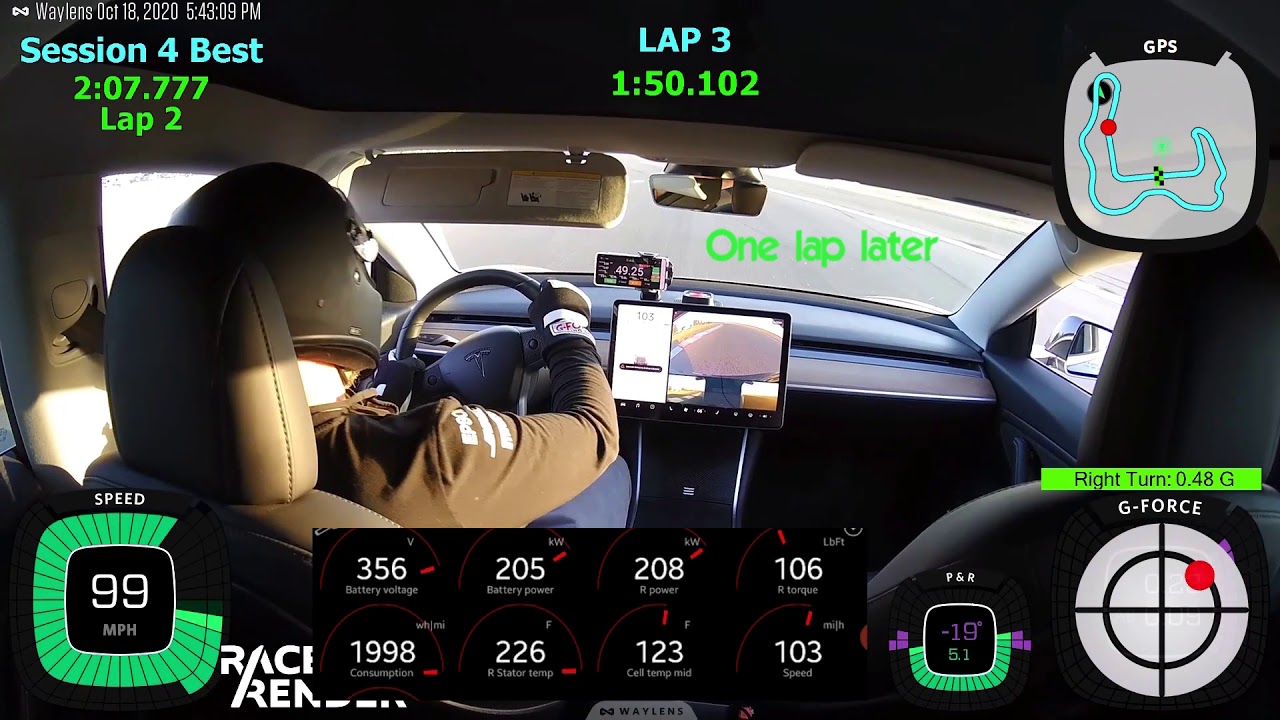 25% Power Loss in one lap