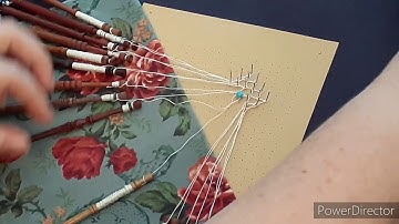 Adding Beads to Bobbin Lace