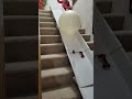 we rolled it down stairs#we said is same time