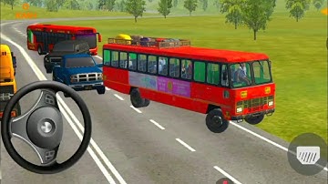 Indian Sleeper Bus Simulator game - FedEx Express Delivery Bus Driving Game - Android Gameplay #fyp